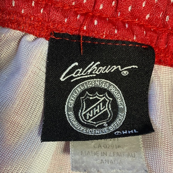 Montreal Canadiens NHL Red Athletic Shorts Men’s M Mesh Lined Drawstring - Picture 2 of 12